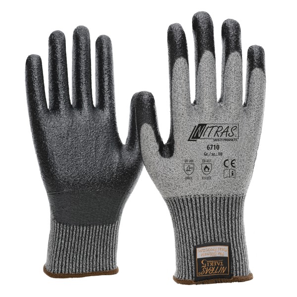 Nitras 6710 Nitril-Schnittschutzhandschuhe Level C