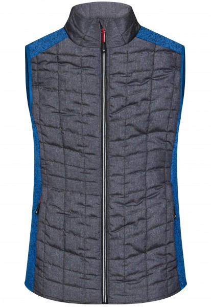 James & Nicholson JN739 Damen Knitted Hybrid Weste in 6 Farben