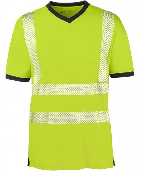4 Protect 3431 MIAMI Warnschutz T-Shirt leuchtgelb-grau