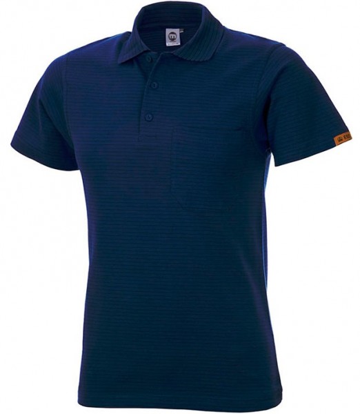 ESD Polo-Shirt kurzarm navy 180g/m²