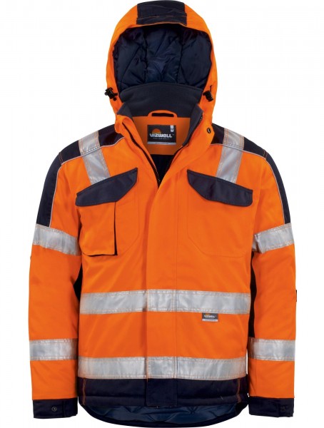 Vizwell VWT153 Winter-Warnschutzjacke Klasse 3