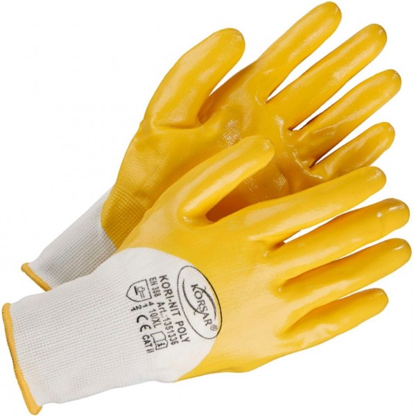 Korsar Kori-Nit Poly Nitril-Schutzhandschuhe 3/4-beschichtet