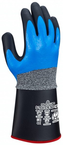 SHOWA S-TEX 376SC Nitril-Schnittschutzhandschuhe Level D