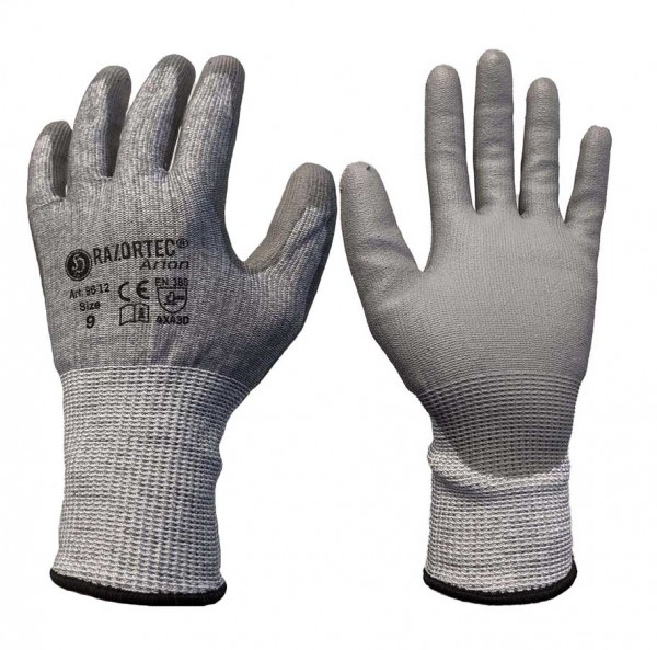 HansaTec 9612 Cut D PU Premium Handschuh Schnittschutz D