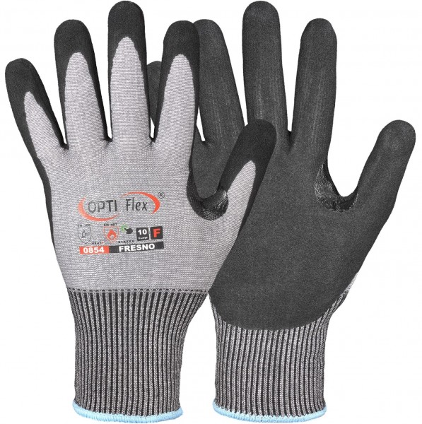 OPTI Flex 0854 Fresno Schnittschutzhandschuhe Nitril Level F