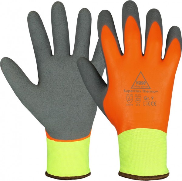 Hase 508650 SuperFlex Thermo+ Latex-Kälteschutzhandschuhe