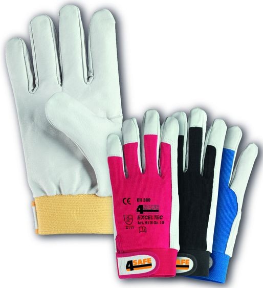 4Safe H1M Exceltec Schutzhandschuhe aus Nappaleder