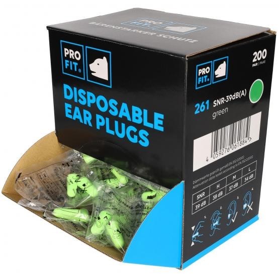 Pro-Fit 261 Prosoft 39 Gehörschutzstöpsel SNR-39 dB Box