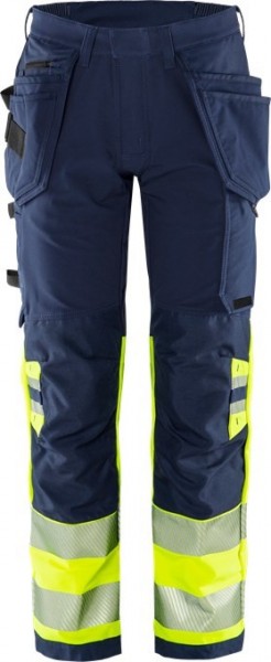Fristads 134187 High Vis Green Handwerker Warnschutz-Stretchhose 2643 GSTP