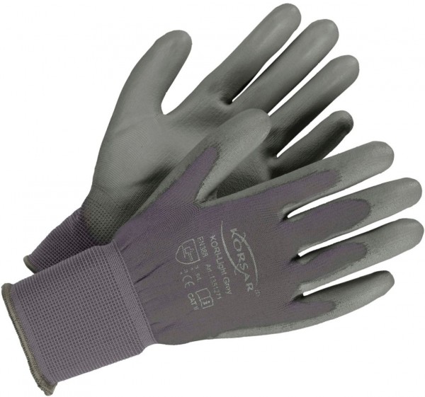 Korsar Kori-Light Grey PU-Schutzhandschuhe silikonfrei