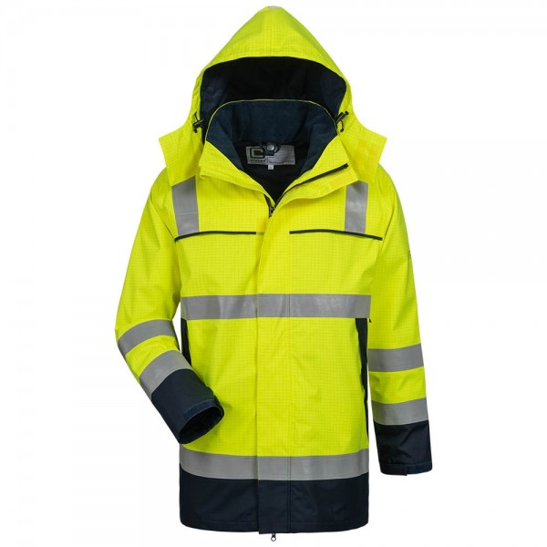 elysee 23471 TOIVO Multinorm Parka leuchtgelb-marine