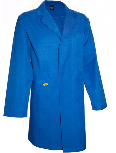 ESD Herrenmantel langarm kornblau 155g/m²