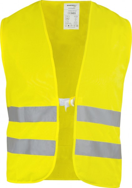 Asatex WTG Warnschutzweste leuchtgelb