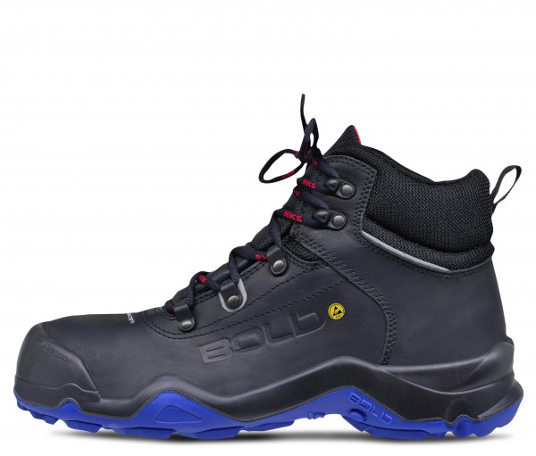 HKS Bold Blue Delta 1 TP Sicherheitsstiefel S3 SRC ESD schwarz