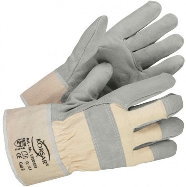 Korsar TM 18 Rindspaltleder-Schutzhandschuhe