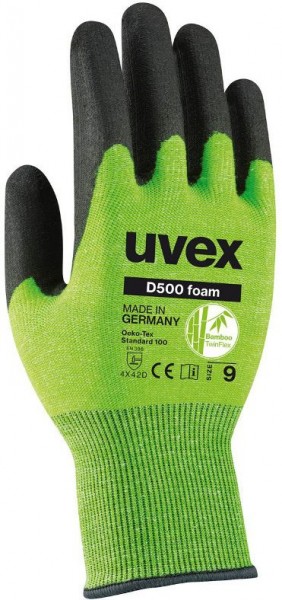 uvex 60604 D500 foam Schnittschutzhandschuhe Level D
