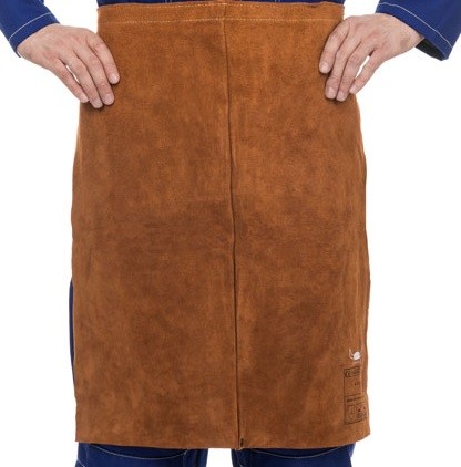 Weldas Lava Brown 44-7124 Schweißer-Bauchschürze aus Rindleder