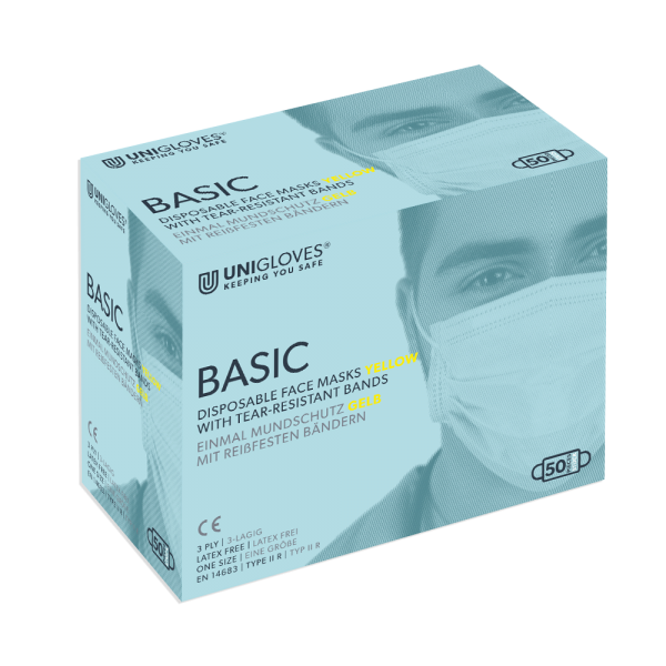 Unigloves Basic Einmal-Mundschutz