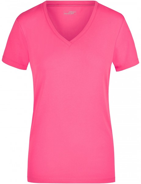 James & Nicholson JN928 Damen Elastic V-Shirt in 9 Farben