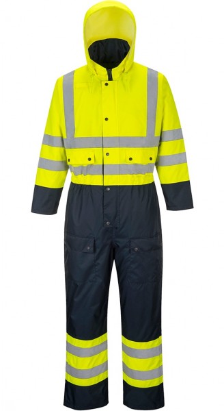 Portwest S485 Warnschutz Kontrast Overall gefüttert