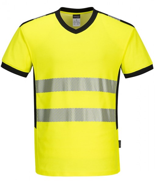 Portwest PW310 PW3 Warnschutz-Tshirt mit V-Ausschnitt