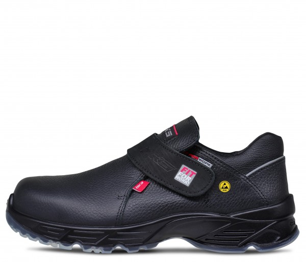HKS Challenger Zoom Halbschuhe S2 SRC ESD mit Klettverschluss schwarz