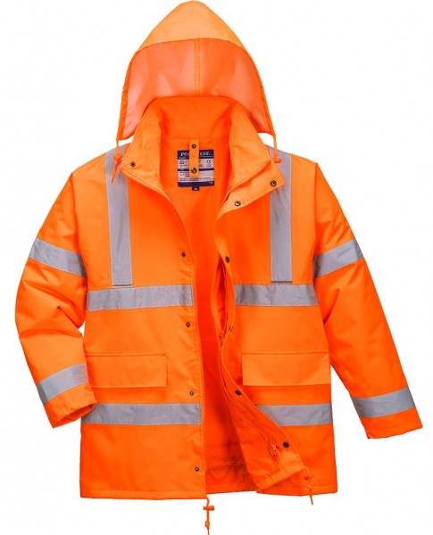 Portwest S468 Warnschutz-Verkehrs-Jacke 4-in-1