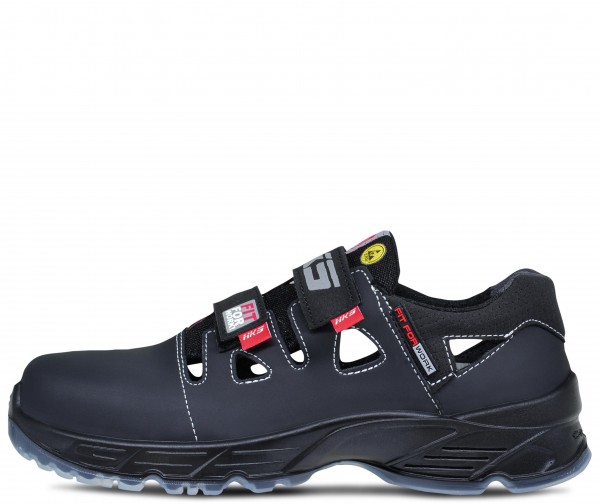 HKS Challenger Solar Sandalen S1 SRC ESD mit Klettverschluss schwarz