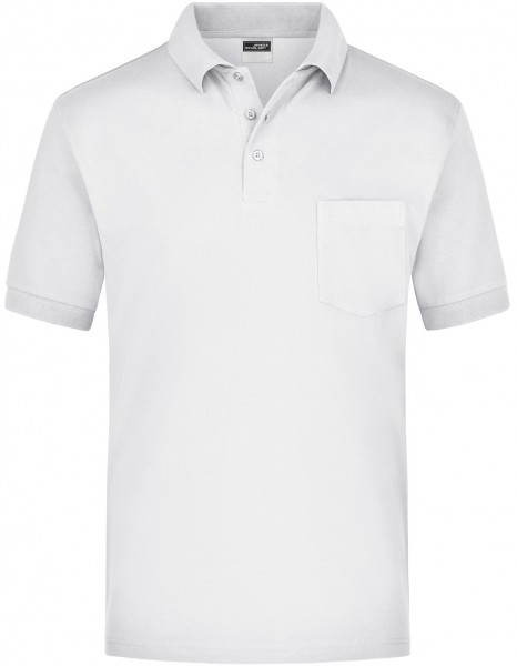 James & Nicholson JN026 Kurzarm Poloshirt mit Brusttasche in 8 Farben