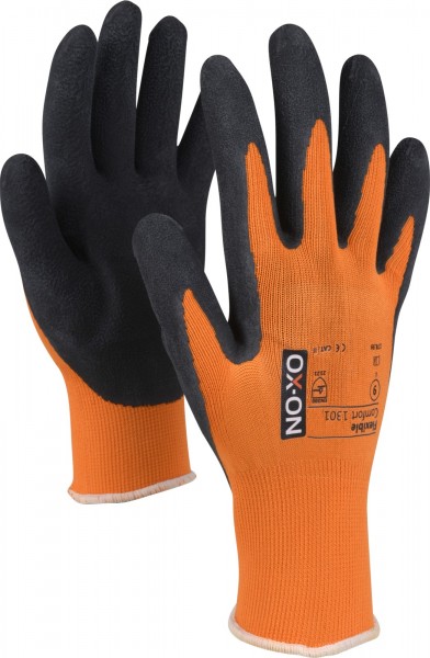 OX-ON Flexible Comfort 1301 Latex-Schutzhandschuhe teilbeschichtet