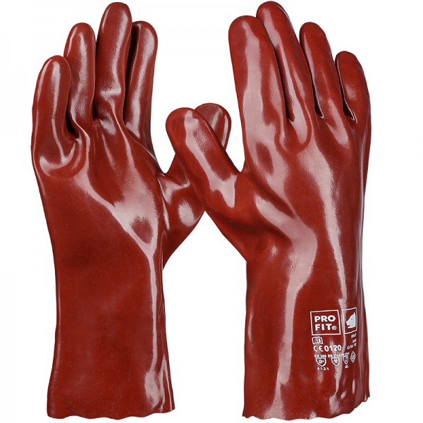 Pro-Fit 640 Pirat Vinyl-Chemikalienschutzhandschuhe 35 cm Premium-Qualität