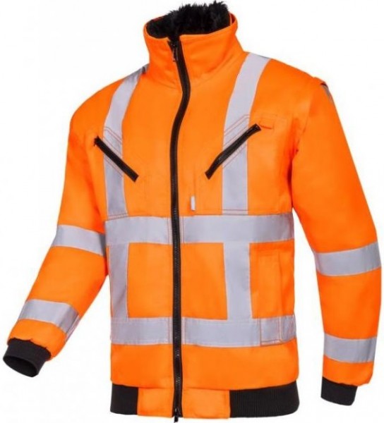 Sioen Eagle 050AA2PBE Warnschutz-Pilotenjacke mit abnehmbaren Ärmeln (RWS)