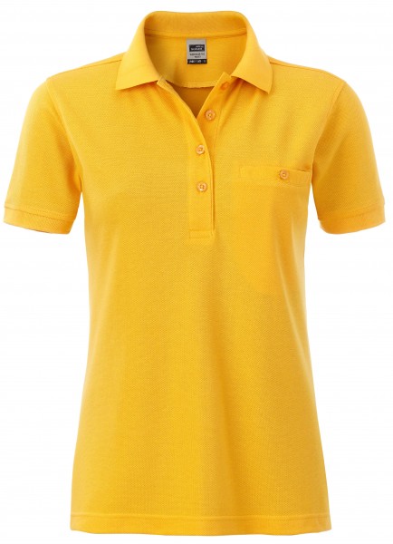 James & Nicholson JN867 Damen Workwear Polo mit Tasche in 17 Farben