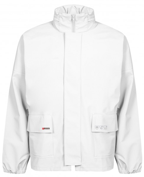 Lyngsøe LR68 Chemikalienschutz-Jacke lebensmittelgeeignet in schwerer PU-Qualität