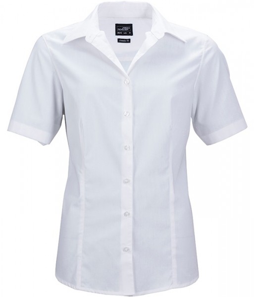 James & Nicholson JN643 Damenbluse Easy Care Kurzarm in 11 Farben
