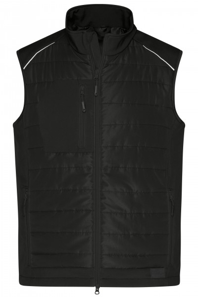 James & Nicholson JN1822 Herren Hybrid Weste in 5 Farben