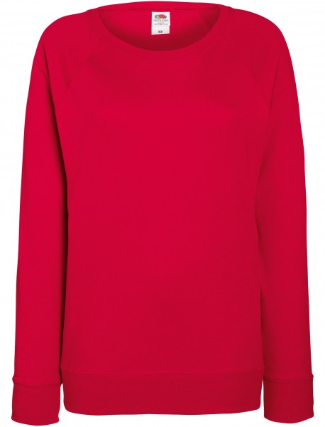Fruit of The Loom Lightweight Raglan Sweat Lady-Fit in 13 Farben