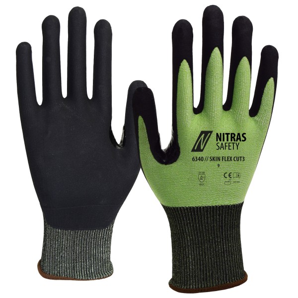 Nitras 6340 Skin Flex Cut3 Schnittschutzhandschuhe Level C