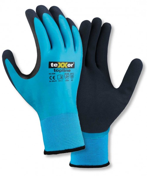 texxor 2228 topline Latex-Kälteschutzhandschuhe vollbeschichtet