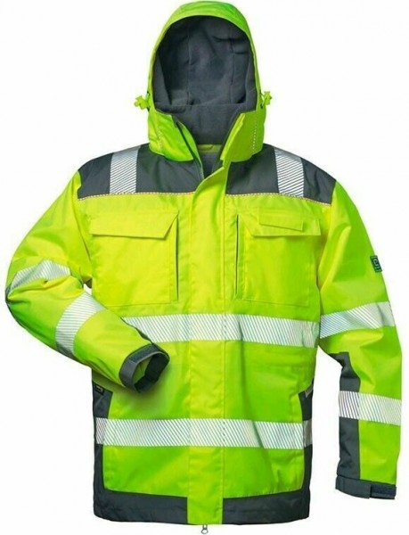 elysee 23429 RUFUS 2-in-1 Warnschutzjacke leuchtgelb-grau