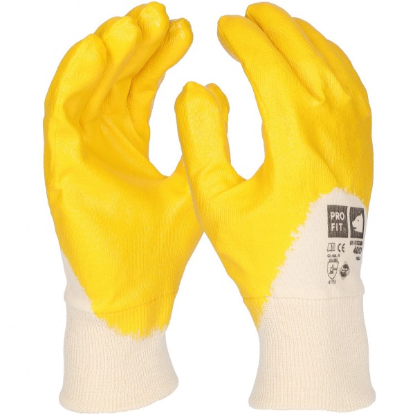 Pro-Fit 4001 Standard Nitril-Schutzhandschuhe 3/4 beschichtet