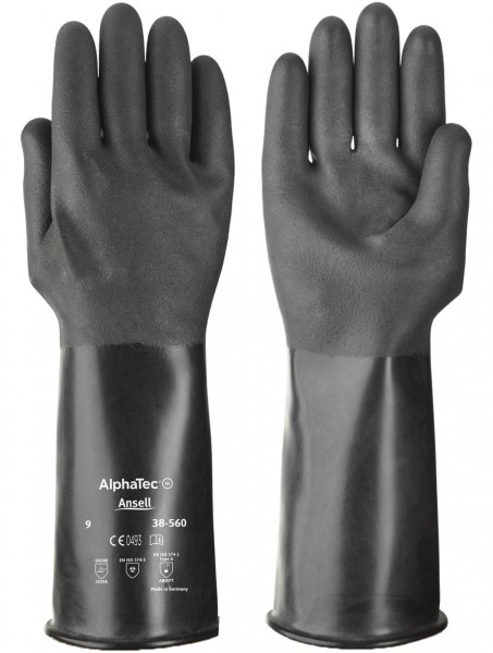 Ansell AlphaTec 38-560 Butyl-Chemikalien-Schutzhandschuhe