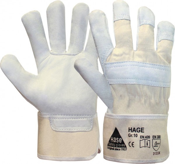 Hase 290900 Hage Rindnarbenleder-Schutzhandschuhe