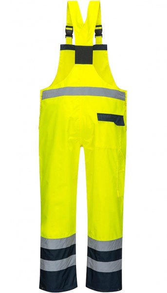 Portwest S488 Kontrast Latzhose ungefüttert