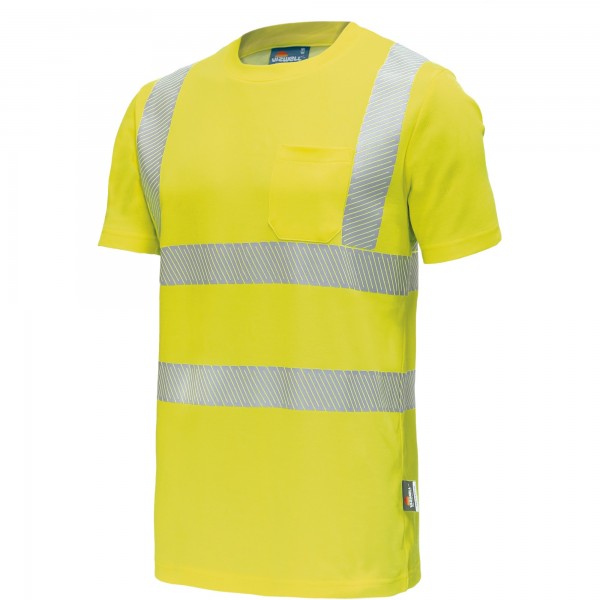 Vizwell VWT313 Warnschutz-T-Shirt UPF 50+