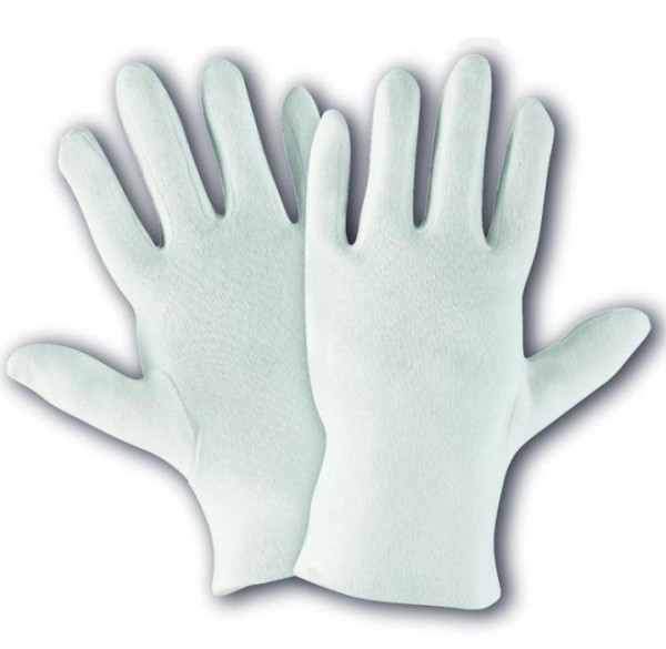 4Safe H240 Baumwoll-Trikothandschuhe weiß
