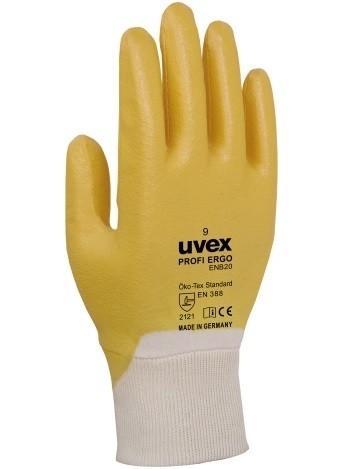 uvex 60148 profi ergo ENB20 Nitril-Schutzhandschuhe vollbeschichtet