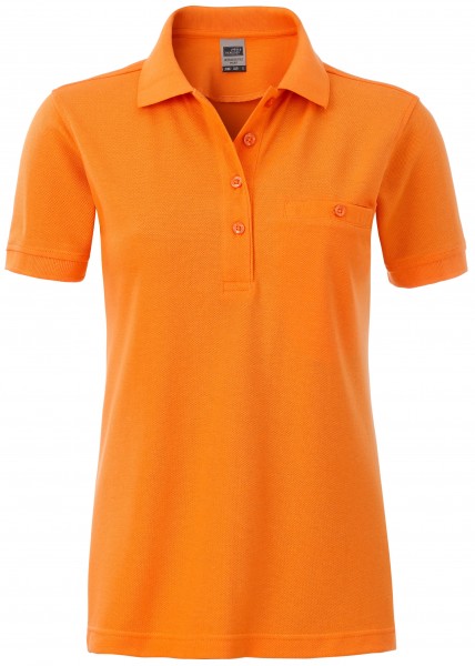 James & Nicholson JN867 Damen Workwear Polo mit Tasche in 17 Farben