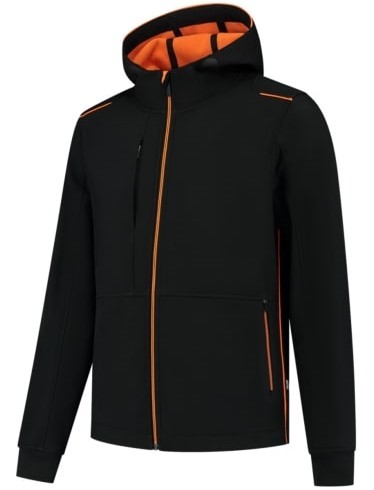 Tricorp 402705 Softshelljacke Kapuze Accent 340 g/m²