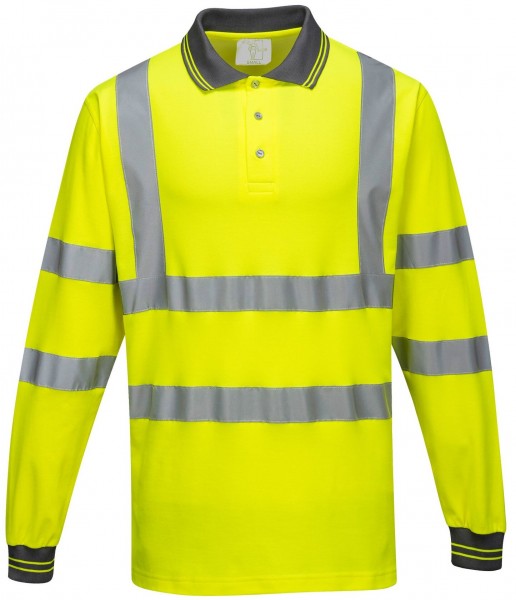 Portwest S271 Langarm Baumwoll Komfort Poloshirt